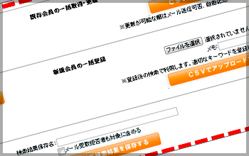 データ抽出項目フォーム